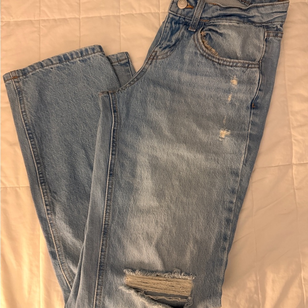 Wild Fable Light Blue Distressed Boyfriend Jeans